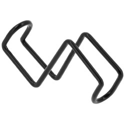 Porte-bride court Hippotonic à crochets Noir Porte-bride court Hippotonic à crochets Noir