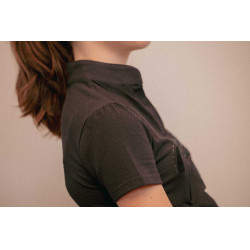 Polo Iliana Pénélope Noir Polo Iliana Pénélope Noir