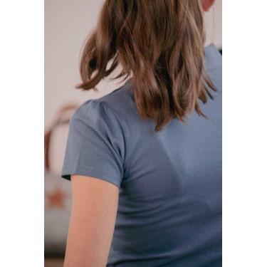 Polo Iliana Pénélope Blauw / grijs Polo Iliana Pénélope Blauw / grijs