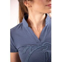 Polo Iliana Pénélope Blauw / grijs Polo Iliana Pénélope Blauw / grijs