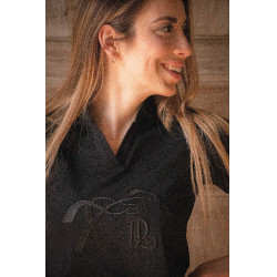 Polo Iliana Pénélope Noir Polo Iliana Pénélope Noir