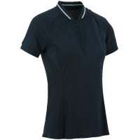 Polo Equithème Elodie Korte mouwen Marineblauw Polo Equithème Elodie Korte mouwen Marineblauw