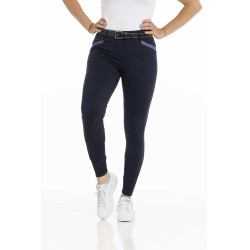 Pantalon Equithème Kylie fond silicone Bleu marine Pantalon Equithème Kylie fond silicone Bleu marine