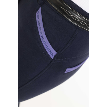 Broek Equithème Kylie siliconenzitvlak Marineblauw Broek Equithème Kylie siliconenzitvlak Marineblauw