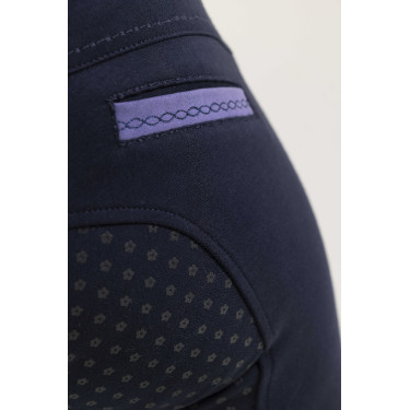 Broek Equithème Kylie siliconenzitvlak Marineblauw Broek Equithème Kylie siliconenzitvlak Marineblauw
