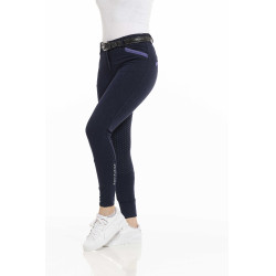 Broek Equithème Kylie siliconenzitvlak Marineblauw Broek Equithème Kylie siliconenzitvlak Marineblauw