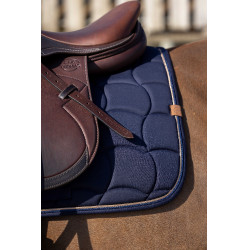 Zadeldekje Equithème Shiny Marineblauw