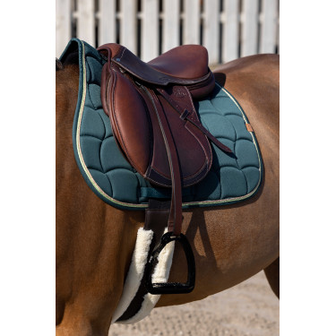 Tapis de selle Equithème Shiny Vert Tapis de selle Equithème Shiny Vert