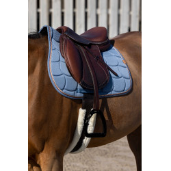 Zadeldekje Equithème Shiny Blauw Zadeldekje Equithème Shiny Blauw