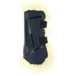 Norton XTR beschermers met knopen van synthetisch schapenvacht Marineblauw Norton XTR beschermers met knopen van synthetisch schapenvacht Marineblauw