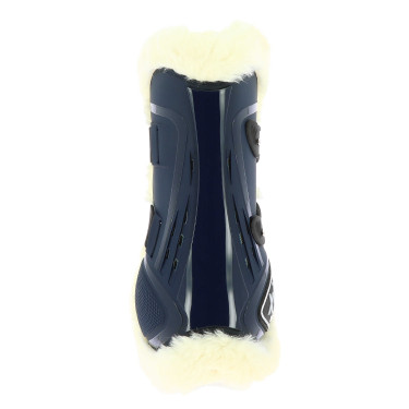 Norton XTR beschermers met knopen van synthetisch schapenvacht Marineblauw Norton XTR beschermers met knopen van synthetisch schapenvacht Marineblauw