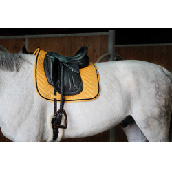 Tapis de selle Equithème Glossy Jaune