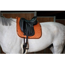 Tapis de selle Equithème Glossy Orange