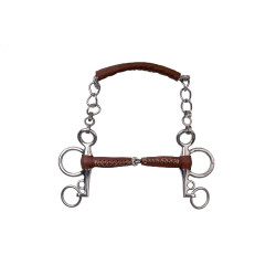 Mors Pelham Metalab Pinchless leer korte takken