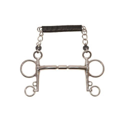 Mors pelham Metalab Elite rechte takken kort