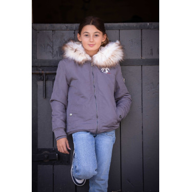 Bombers Eden by PL Lyon Gris glitter