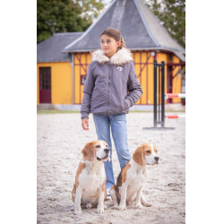 Bombers Eden by PL Lyon Gris glitter