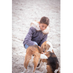 Bombers Eden door PL Lyon Grijs glitter