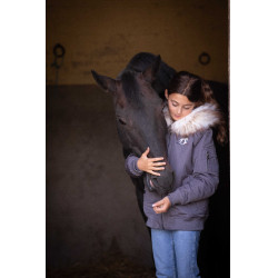 Bombers Eden door PL Lyon Grijs glitter