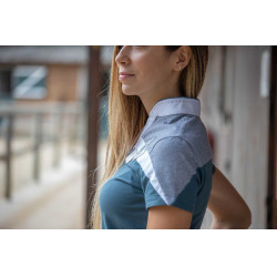 Polo Pénélope Indy Bleu canard Polo Pénélope Indy Bleu canard