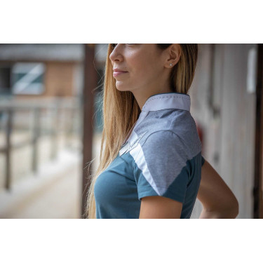 Polo Pénélope Indy Bleu canard Polo Pénélope Indy Bleu canard