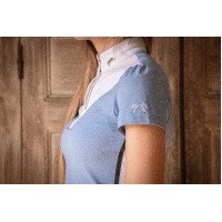 Polo de concours Pénélope Moon Bleu artic