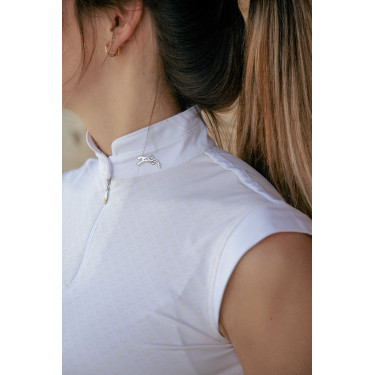 Wedstrijdpolo Pénélope Seville Zandkleurig Beige