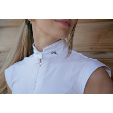 Wedstrijdpolo Pénélope Seville Zandkleurig Beige