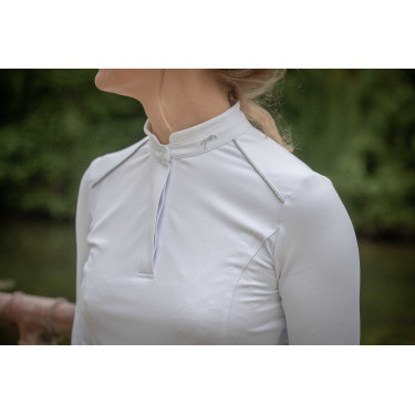 Polo Pénélope Anais lange mouwen Wit Polo Pénélope Anais lange mouwen Wit