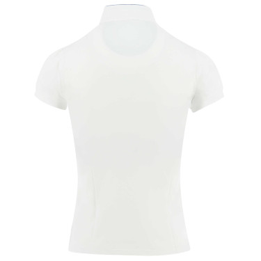 Wedstrijdpolo Pénélope Madrid met korte mouwen Wit Wedstrijdpolo Pénélope Madrid met korte mouwen Wit