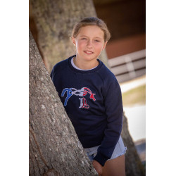 Sweatshirt Pénélope Chloé Marineblauw Sweatshirt Pénélope Chloé Marineblauw