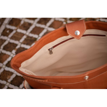 Handtas Pénélope Maisons Laffitte Cognac Bruin