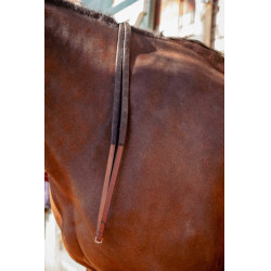 Rênes caoutchouc Pénélope US Noisette Marron