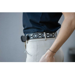 Ceinture Pénélope Pearl Noir / blanc Ceinture Pénélope Pearl Noir / blanc
