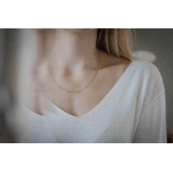 Collier Pénélope Eugénie Doré Collier Pénélope Eugénie Doré