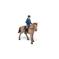 Cheval de promenade et son cavalier Papo Cheval de promenade et son cavalier Papo