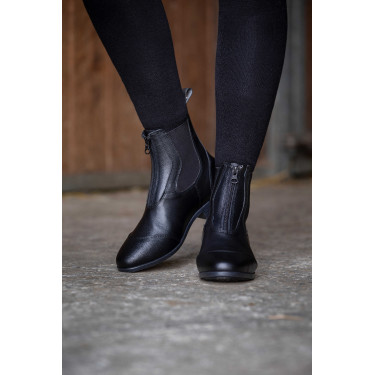 Boots Equithème Zurich à zip Noir