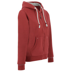 Sweat zippé Equithème Courtney Cerise Rouge Sweat zippé Equithème Courtney Cerise Rouge