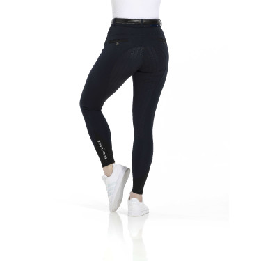 Pantalon Equithème Safir fond silicone Marine / noir Bleu Pantalon Equithème Safir fond silicone Marine / noir Bleu