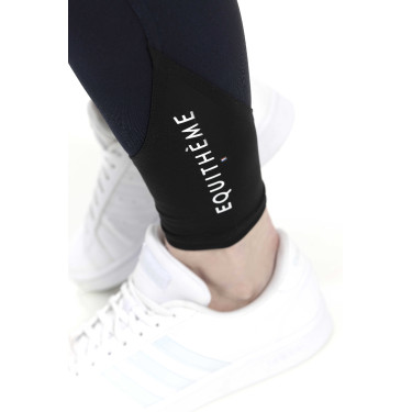 Pantalon Equithème Safir fond silicone Marine / noir Bleu Pantalon Equithème Safir fond silicone Marine / noir Bleu