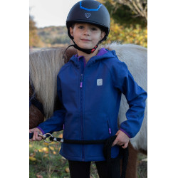 Softshell Equi-Kids Amandine Bleu marine