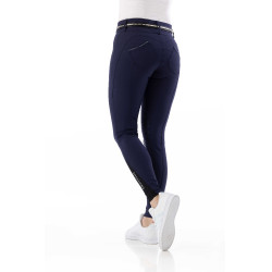 Push-up broek Equithème Bella Marineblauw Push-up broek Equithème Bella Marineblauw