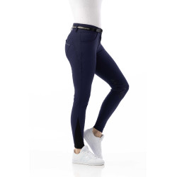 Push-up broek Equithème Bella Marineblauw Push-up broek Equithème Bella Marineblauw