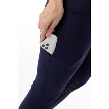 Push-up broek Equithème Bella Marineblauw Push-up broek Equithème Bella Marineblauw