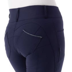 Push-up broek Equithème Bella Marineblauw Push-up broek Equithème Bella Marineblauw