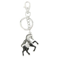 Sleutelhanger Equi-Kids Maan Zwart / zilver Sleutelhanger Equi-Kids Maan Zwart / zilver