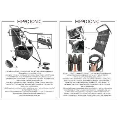 Chariot démontable Hippotonic 3 roues Chariot démontable Hippotonic 3 roues
