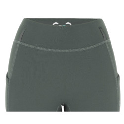Legging doublé polaire Riding World Volga Femme Gris vert
