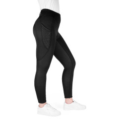 Legging Je t'aime Equithème Neva femme Noir