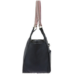 Sac cabas Equithème Aztec Zip + élastique Marine Bleu marine